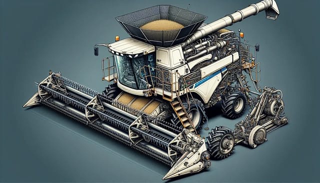 How Does A Combined Harvester Work?