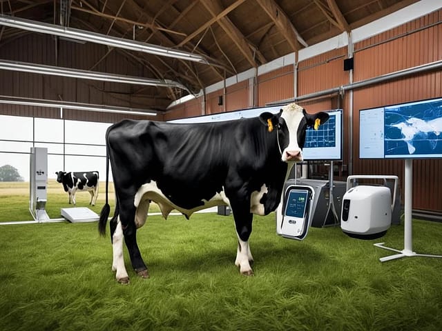 connected cow