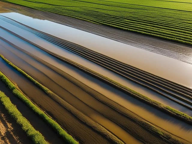 flood irrigation