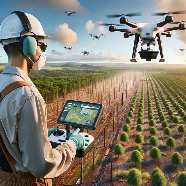 Drones in Reforestation Efforts